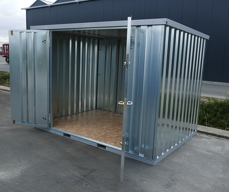 Conteneur 6 X 2 M Démontable – Avec Double Porte Sur Le Côté 6 Mètres (Grand Côté) – Image 3