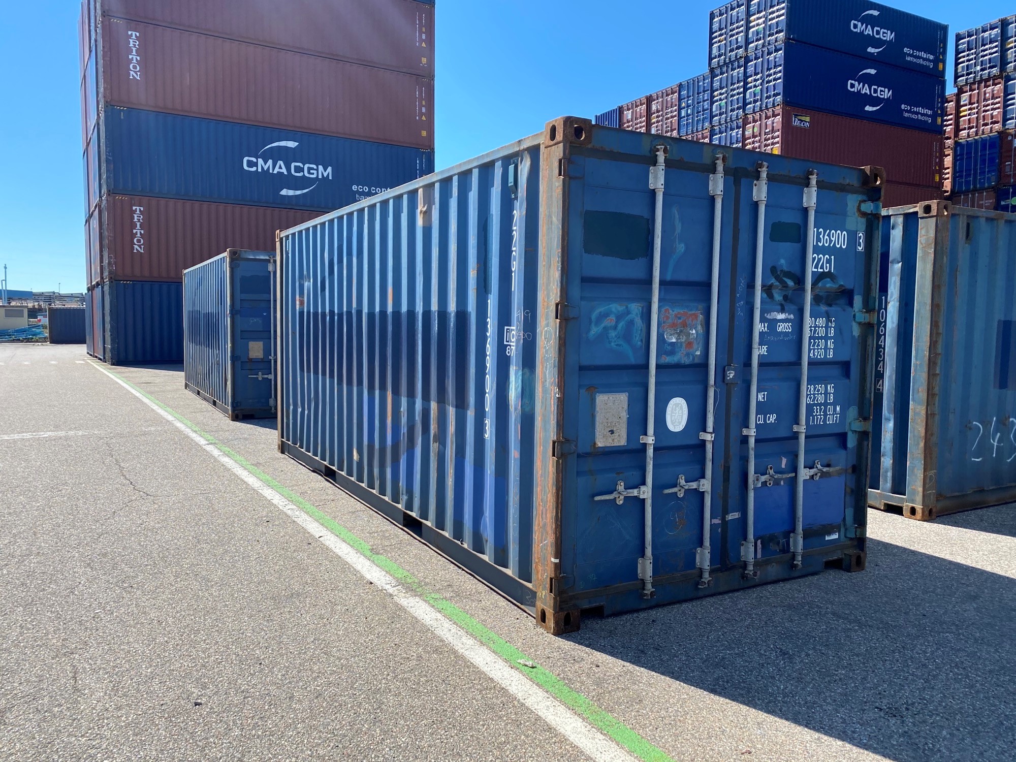 Container 20 pieds d’occasion étanche – Image 3
