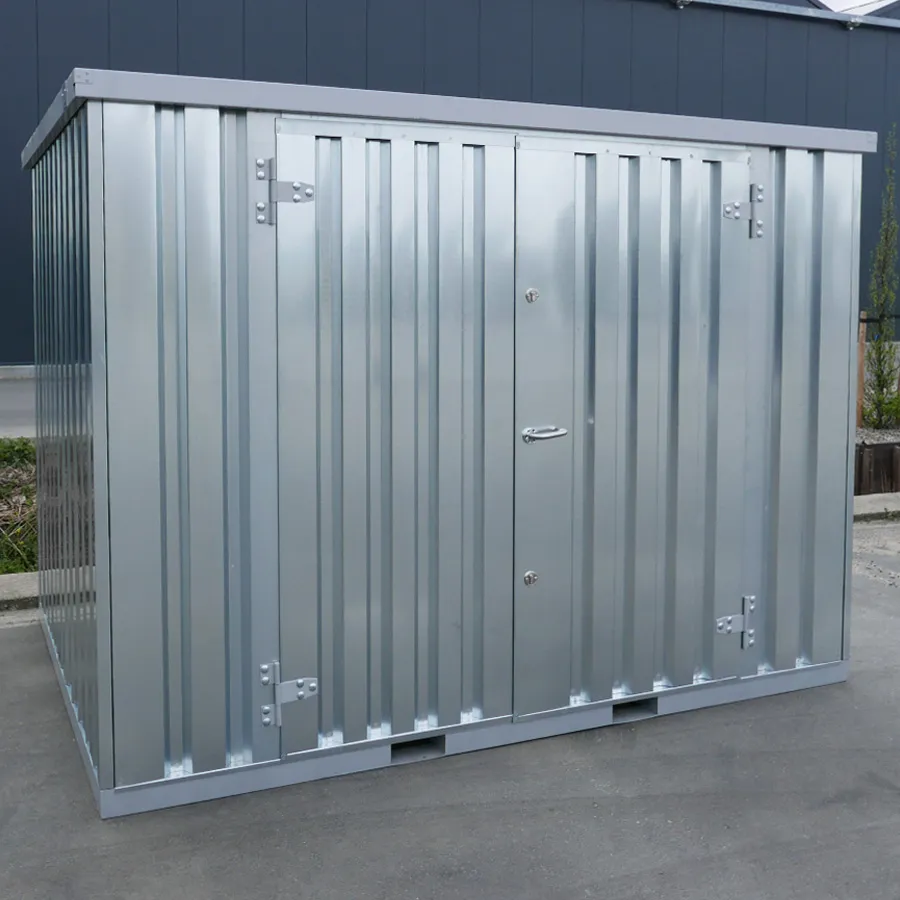 CONTENEUR DEMONTABLE 3 X 2 MÈTRES PORTE DOUBLE CÔTÉ LONG – Image 3