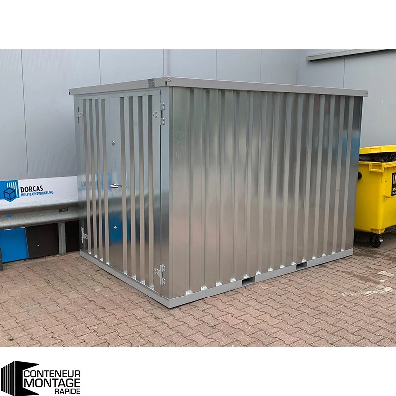Conteneur Démontable 2 X 2 Mètres – Avec Double Porte – Image 3