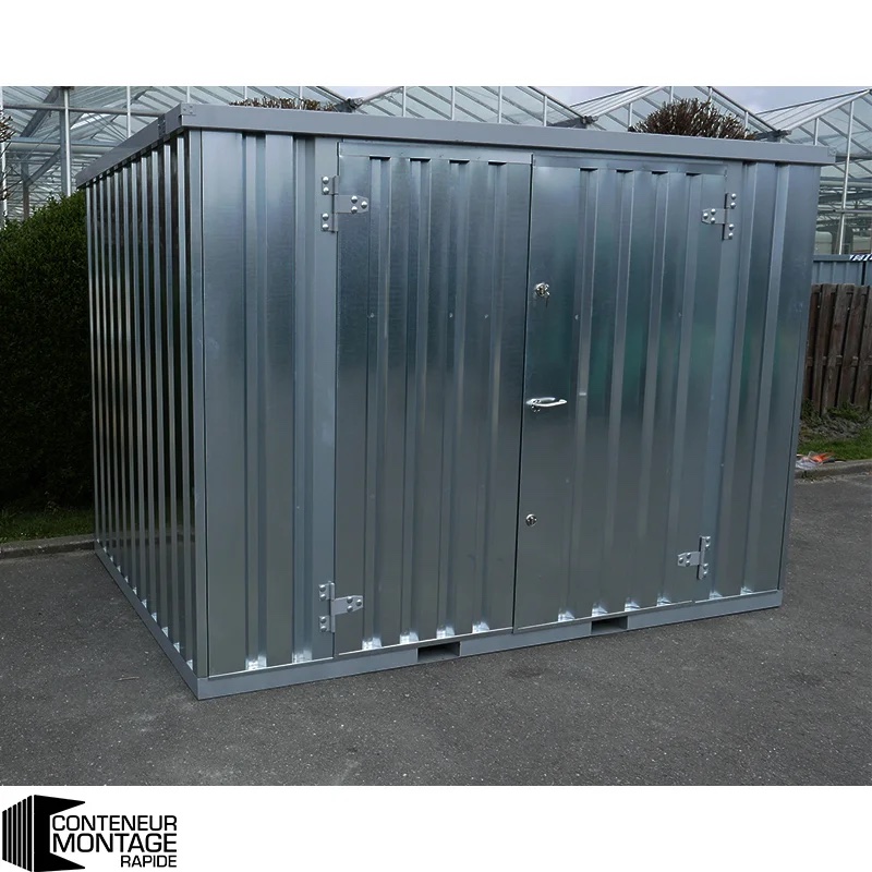 Conteneur 6 X 2 M Démontable – Avec Double Porte Sur Le Côté 6 Mètres (Grand Côté) – Image 2