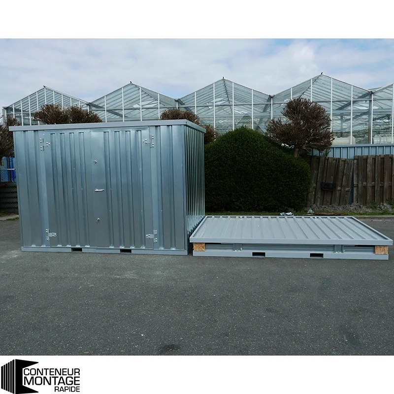 Conteneur 6 X 2 M Démontable – Avec Double Porte Sur Le Côté 6 Mètres (Grand Côté)