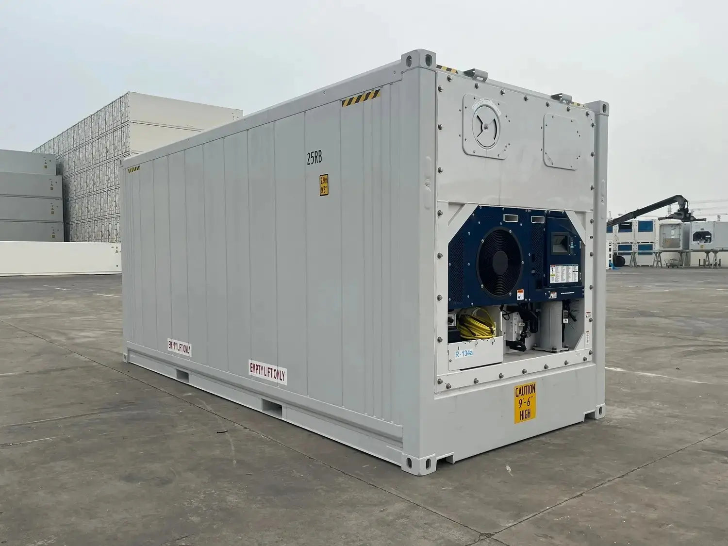 20′ High Cube Reefer Container mit versenkter Butcher-Tür – Image 7