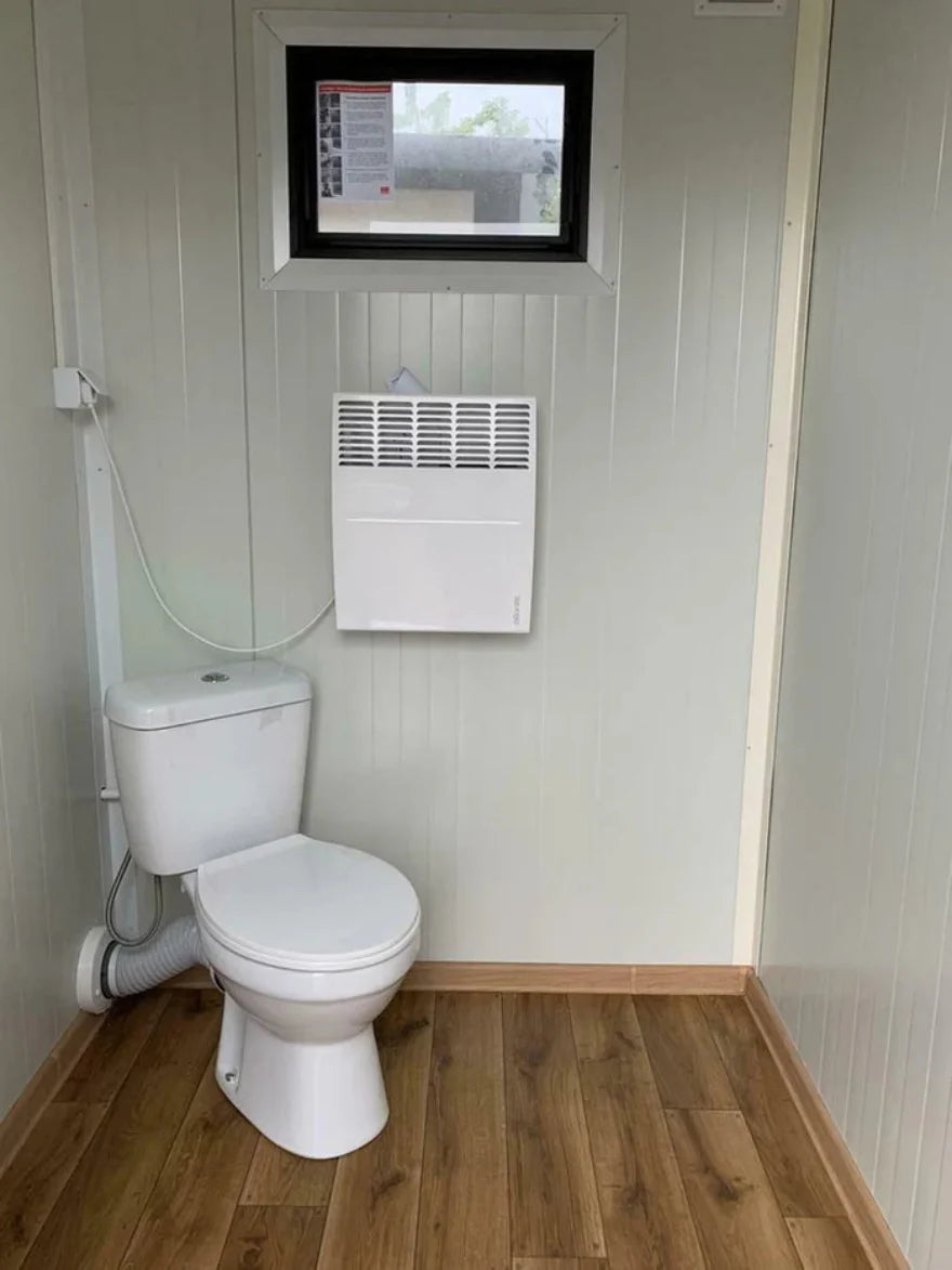 Doppelter Sanitärcontainer mit Abwassertank – WC-Container mit integriertem Fäkalientank – Image 11