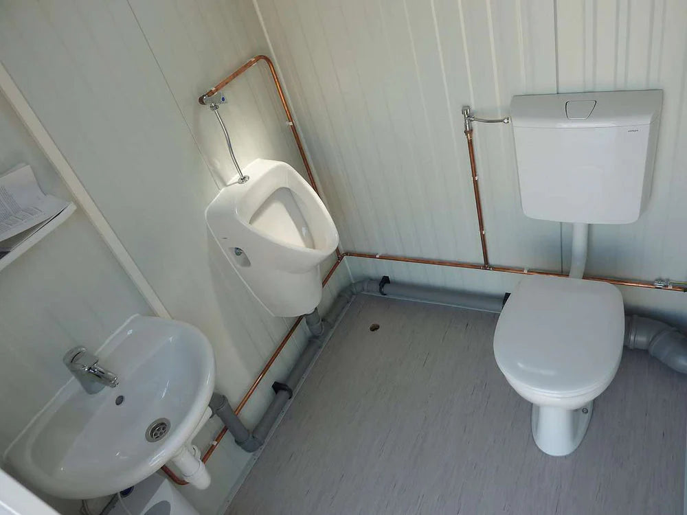 Mini Sanitärcontainer Toilette – kompakte WC-Kabine mit Waschbecken – Image 5