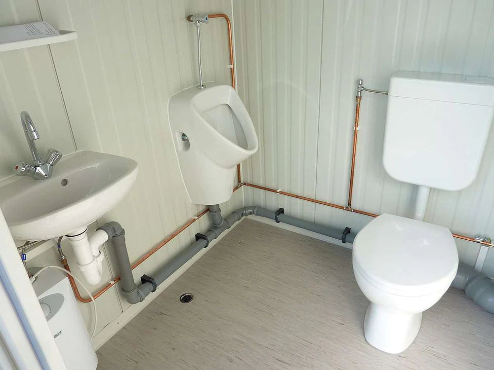 Mini Sanitärcontainer Toilette – kompakte WC-Kabine mit Waschbecken – Image 4
