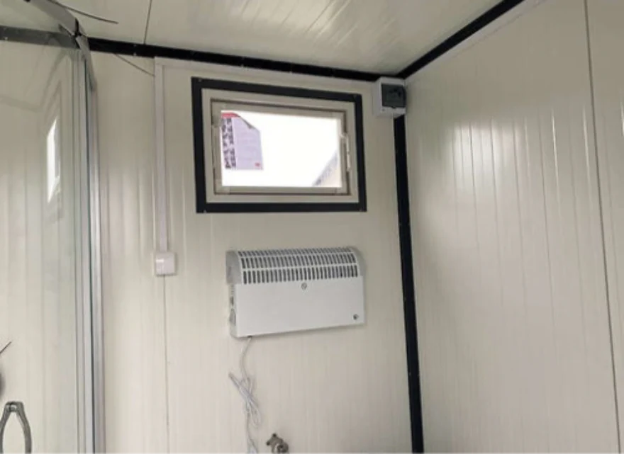Sanitärcontainer 4 x 2 m mit Dusche und Doppel-WC – komplett ausgestatteter WC-Duschcontainer – Image 6