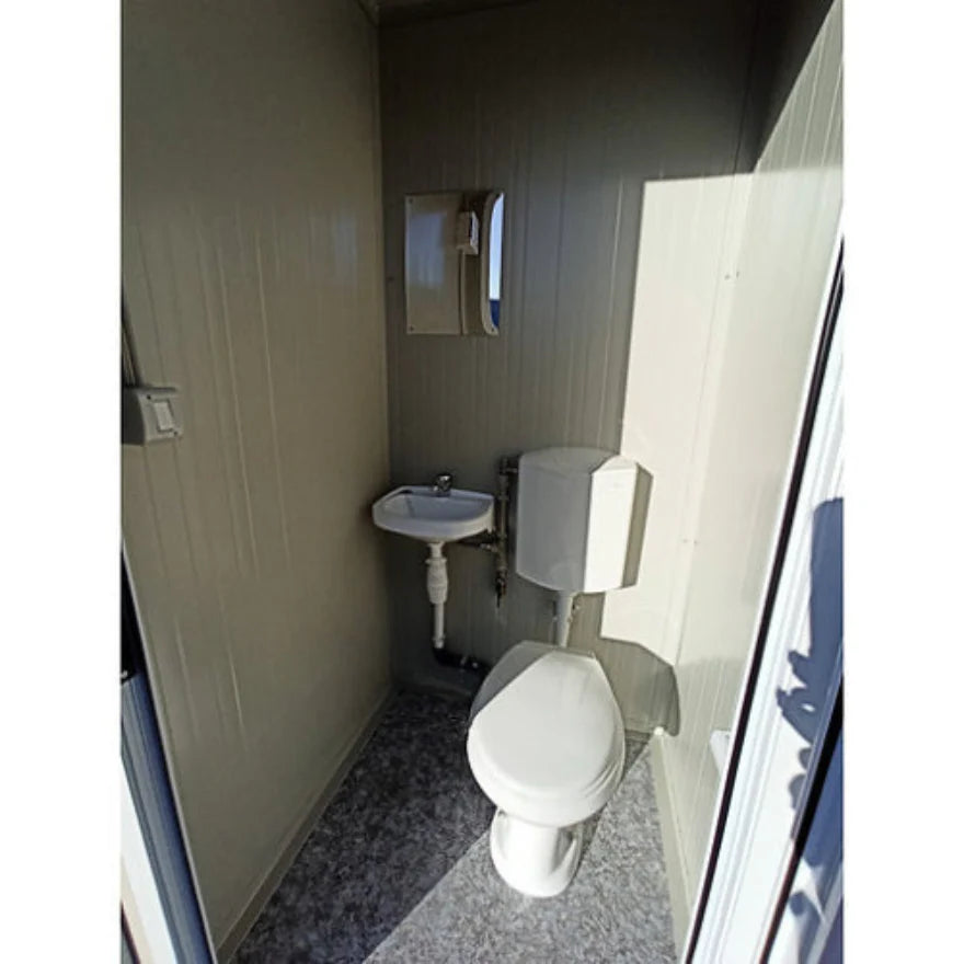 Sanitärcontainer S1 mit WC und Waschbecken – kompakte Sanitärkabine für 1 Person – Image 3